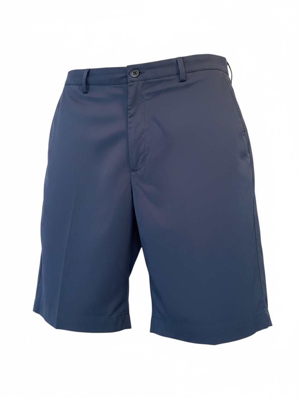Greg Norman Collection Men's 38 Navy Flat-Front Performance lightweight Shorts
